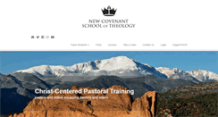 Desktop Screenshot of newcovenantschooloftheology.org