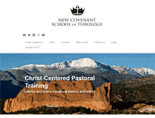 Tablet Screenshot of newcovenantschooloftheology.org